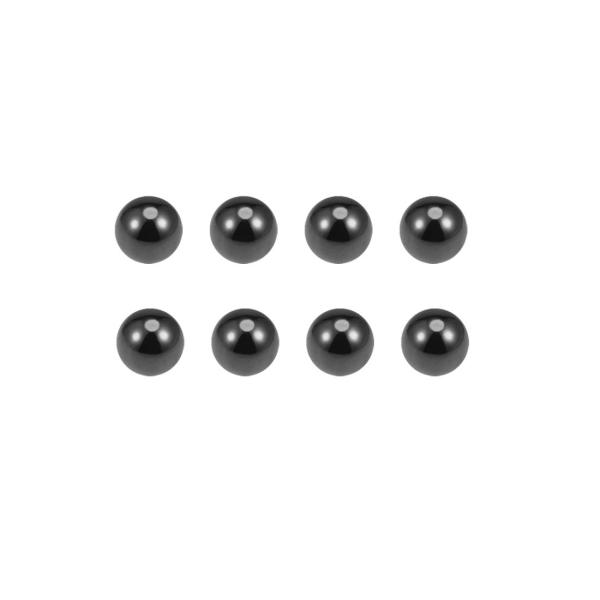 uxcell セラミックベアリングボール Si3N4窒化ケイ素ボール G5精密 サイズ1.58mm ...