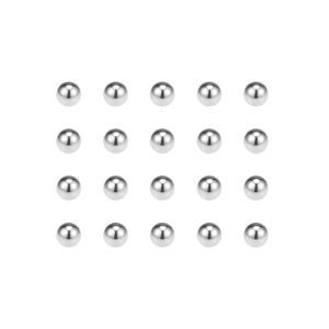 uxcell スチールボールベアリング スチール シルバートーン 直径7mm