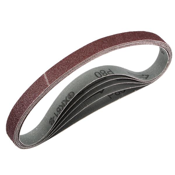 uxcell サンドペーパー 研磨ベルト サンドベルト 80グリット 酸化アルミニウム 15mmx4...