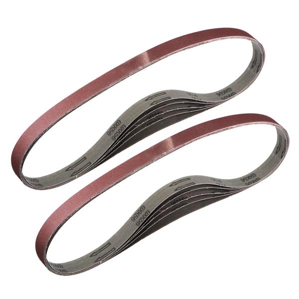 uxcell 紙鑢 レジンペーパー 空砥ぎペーパー 120グリット ベルトサンダー用 2.5 cmx...