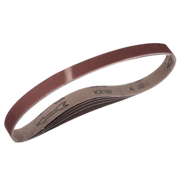 uxcell 25mmx765mm サンディングベルト サンドペーパー 紙ヤスリ 320グリット 酸...