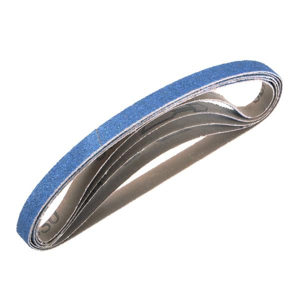 uxcell サンディングベルト サンドペーパー 紙ヤスリ 80グリット ジルコニア 1.3 cmx...