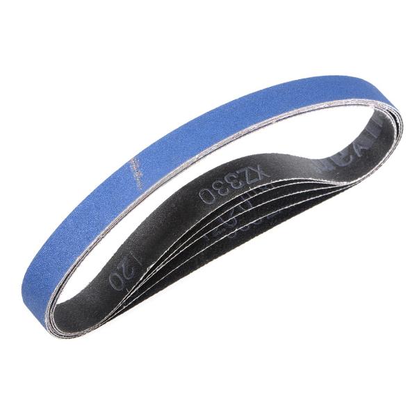 uxcell サンディングベルト サンドペーパー 紙ヤスリ 120グリット ジルコニア 2 cmx5...
