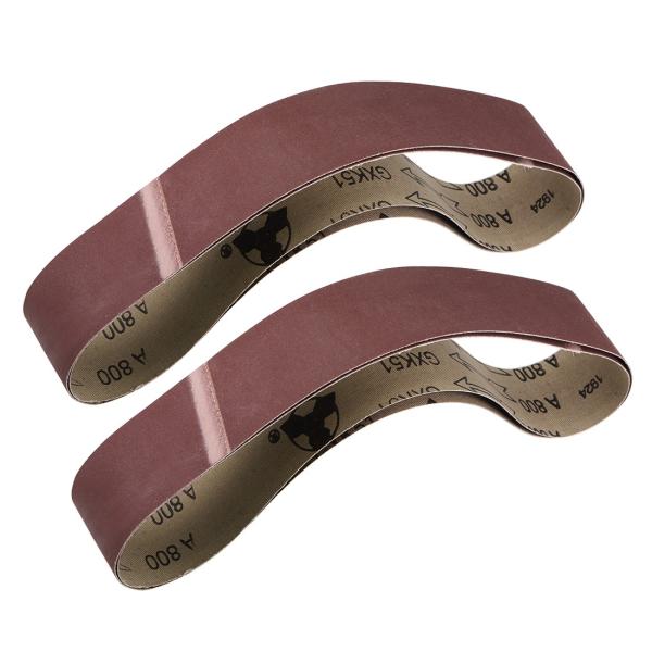 uxcell サンディングベルト 25 mm x 686 mm 800グリット アルミニウム酸化物 ...