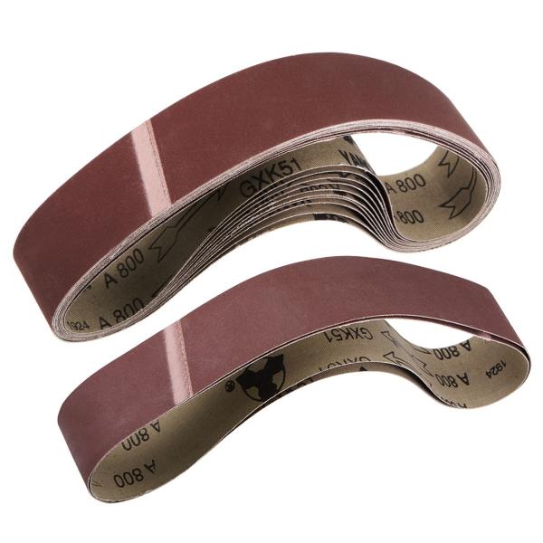 uxcell サンディングベルト 25 mm x 686 mm 800グリット アルミニウム酸化物 ...