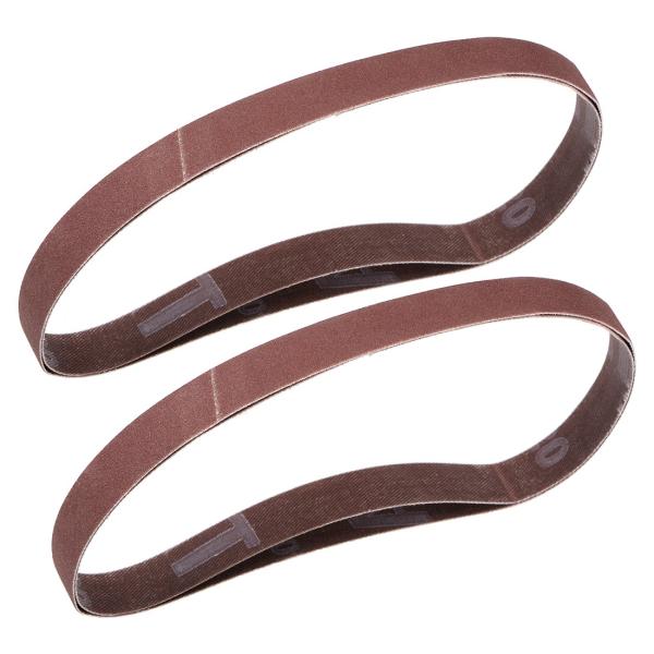 uxcell サンディングベルト 13 mm x 455 mm 240グリット アルミニウム酸化物 ...