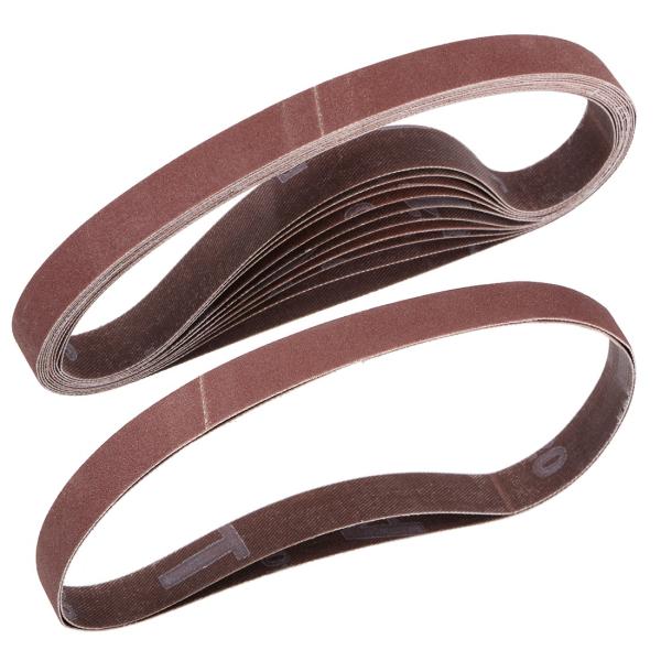 uxcell サンディングベルト 13 mm x 455 mm 240グリット アルミニウム酸化物 ...
