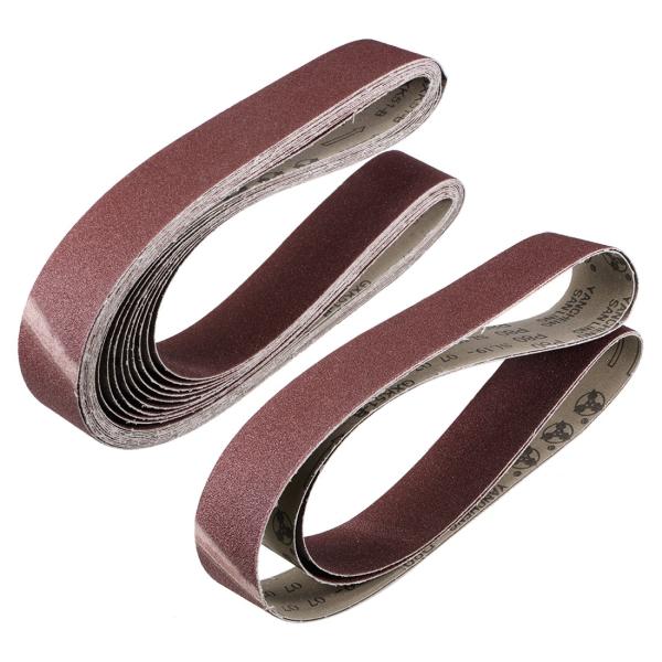 uxcell サンディングベルト 50 mm x 1220 mm 80グリット アルミニウム酸化物 ...