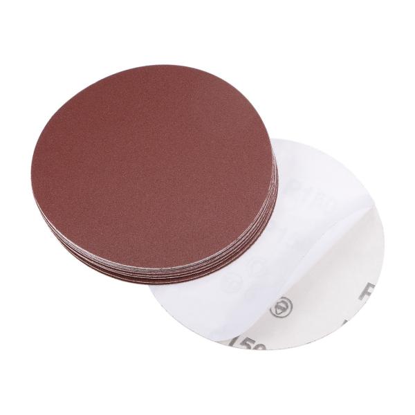 uxcell PSAサンディングディスク サンドペーパー 酸化アルミニウム 接着剤バック 125mm...