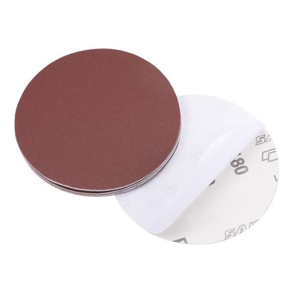 uxcell サンディングディスク 125mm PSA 180グリット 酸化アルミニウム接着剤 バッ...