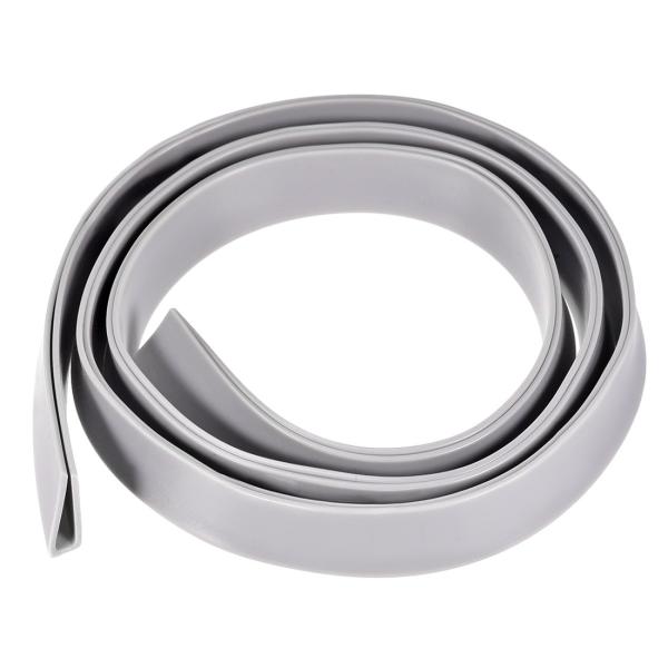 uxcell エッジトリム シリコン グレー Uチャネルエッジングエッジ保護 シール PVCプラスチ...