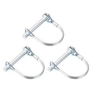 uxcell シャフトロックピン 6mmx45mm カプラーピン アーチラウンド