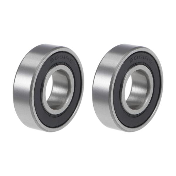 uxcell 6001-2RS深溝玉軸受 12mm x 28mm x 8mm 二重シール クローム鋼...