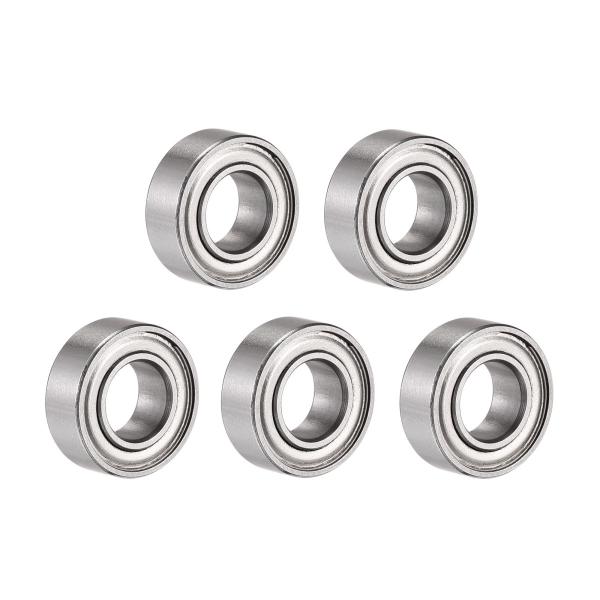 uxcell S687ZZステンレス鋼玉軸受 二重シールド軸受 ラジアル荷重 小型転がり軸受 7x1...