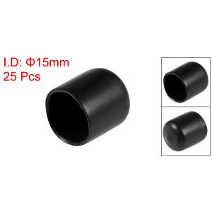 uxcell ラバーエンドキャップ 15 mm...の詳細画像1
