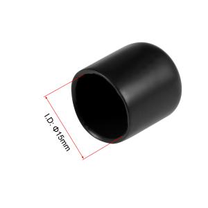 uxcell ラバーエンドキャップ 15 mm...の詳細画像3