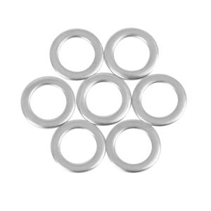 uxcell 平ワッシャーガスケット M6x10mmX0.8 mm ステンレス鋼