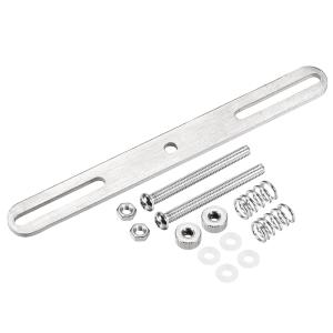 uxcell アルミ水冷ブロック 40x80mm ポリッシュヒートシンク ノズル