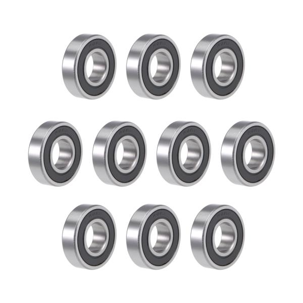 uxcell 深溝玉軸受　シールベアリング　R8-2RS　12.7x28.6x7.9mm　双密封　ク...
