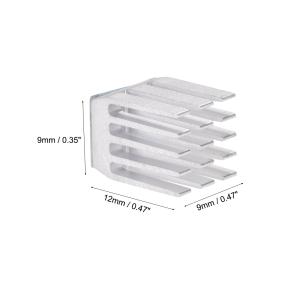 uxcell ヒートシンク 9 x 9 x 1...の詳細画像3