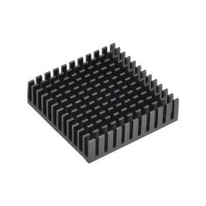 uxcell アルミヒートシンク熱接着パッドクーラー 11x40x40mm 冷却用3Dプリンター ブラック