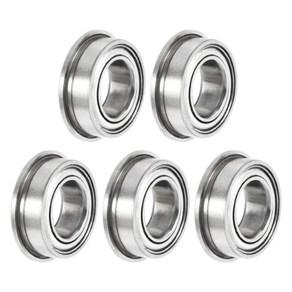 uxcell フランジボールベアリング　クロム鋼ベアリング　MF95zz　5x9x3 mm　ダブルシ...