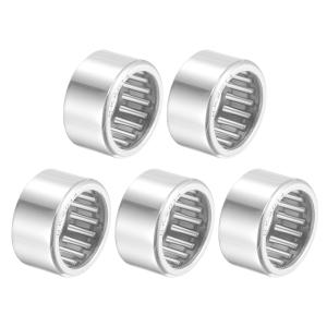 uxcell 針状ころ軸受 HK2014 20mmボア 26mm外径 14mm幅 クロム鋼 オープンエンド 5個