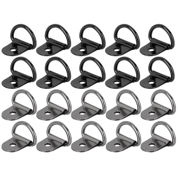 X AUTOHAUX タイダウンアンカーラッシングリング D形 カートラックトレーラーカーゴRVボー...