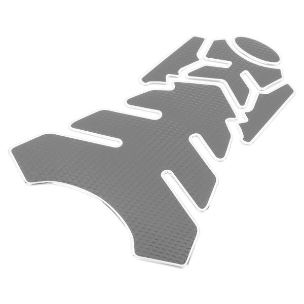 uxcell ユニバーサルバイクガスオイル燃料タンクプロテクター PVCラバーパッド ホワイトブラッ...
