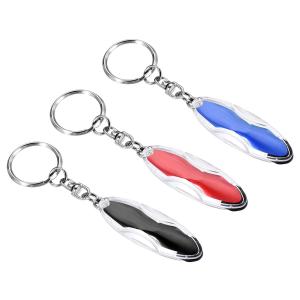 uxcell 帯電防止キーホルダー 人体 車 スタティックエリミネーター