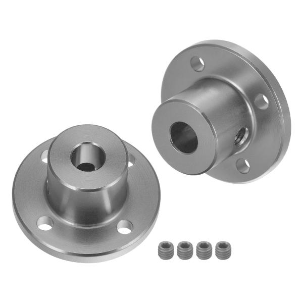 uxcell リジッドフランジカップリング 内径6mm H15xD15 モーターガイドシャフトカプラ...