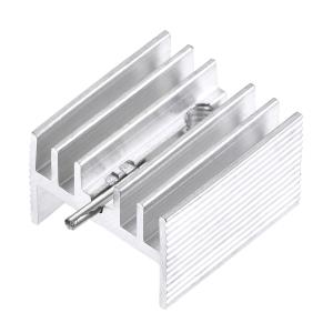 uxcell ヒートシンク アルミニウム製ヒートシンク 16x15x10mm TO-220 冷却用 MOSFET アルミニウム合金 20個入り