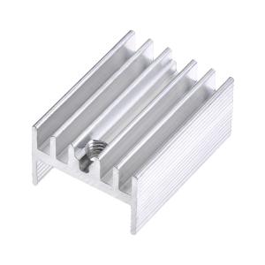 uxcell ヒートシンク アルミニウム製ヒートシンク 20x15x10mm TO-220 冷却用 MOSFET トランジスタダイオード 10個