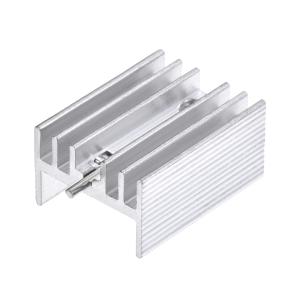 uxcell ヒートシンク アルミニウム製ヒートシンク 20x15x10mm TO-220 冷却用 MOSFET アルミニウム合金 20個入り