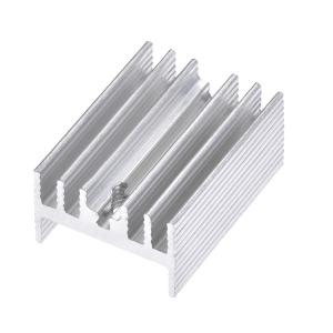 uxcell ヒートシンク アルミニウム製ヒートシンク 22x15x10mm TO-220 冷却用 MOSFET トランジスタダイオード 20個