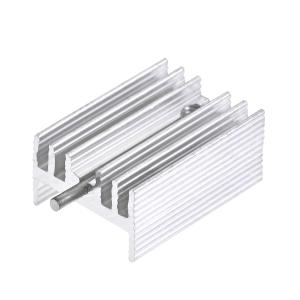 uxcell ヒートシンク アルミニウム製ヒートシンク 21x15x10mm TO-220 冷却用 MOSFET アルミニウム合金 20個入り