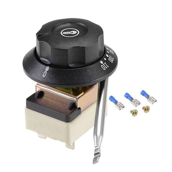 uxcell 温度調節スイッチ 1NO 1NC 250V 16A 30-110℃ キャピラリーサーモ...