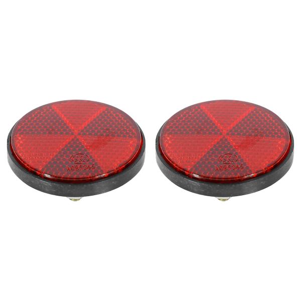 F FIERCE CYCLE M6x1.0オートバイリフレクター ナット プラスチック製 レッド ス...