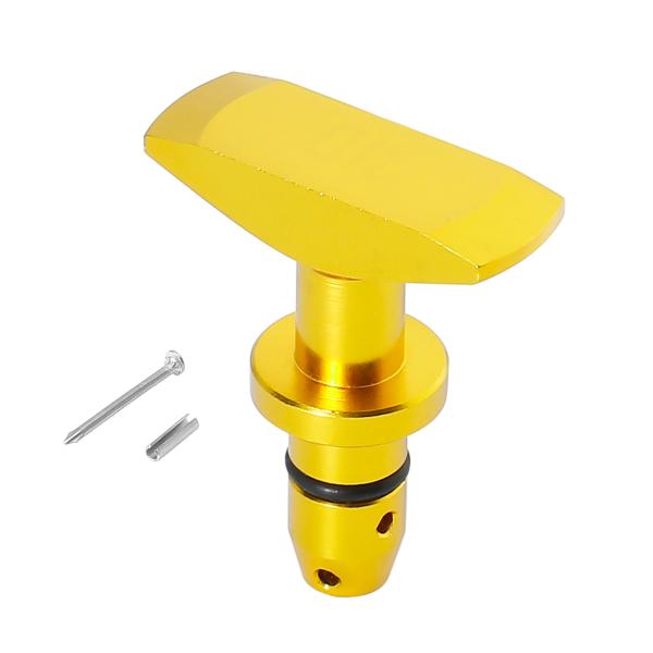 X AUTOHAUX 車のオイルレベルゲージプルハンドル 5mm アルミニウム合金 Ford用 Mu...