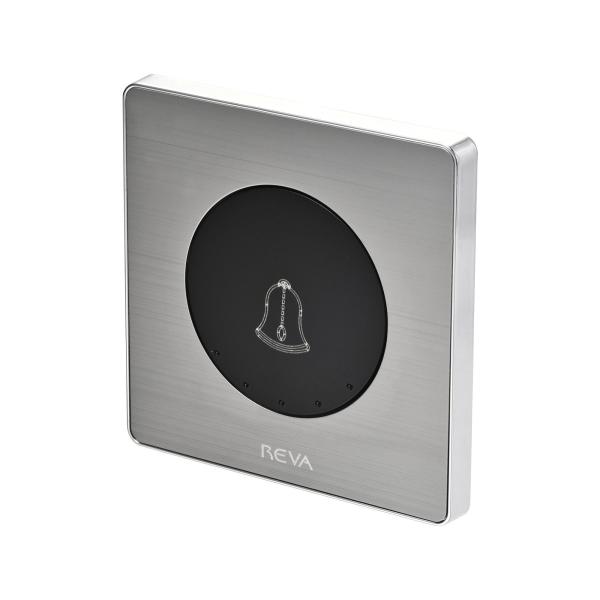 uxcell ドアベルスイッチ スキュー PC製 シルバートーン ウォールマウントドアベルスイッチ ...
