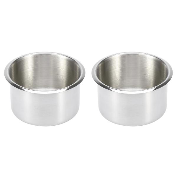 X AUTOHAUX カップドリンクホルダーインサート ステンレス鋼 マリンボートRV用 ユニバーサ...