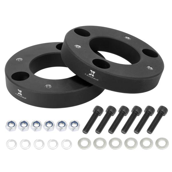 X AUTOHAUX 1.5インチの前面レベリングスペーサー　設置ハードウェア　フロントレベリングリ...