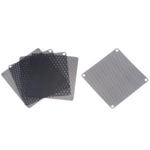 uxcell PC扇子プロテクター 埃フィルター クールケースカバー用 PVC製 ネジ付き 長さ90mm 5個入