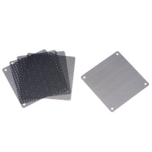 uxcell PC扇子プロテクター 埃フィルター クールケースカバー用 PVC製 ネジ付き 長さ120mm 5個入