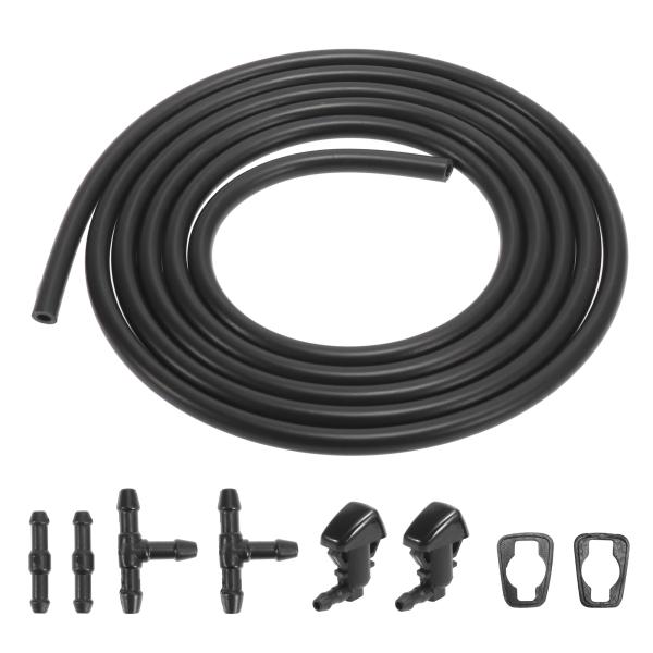 X AUTOHAUX フロントガラスウォッシャーノズル 2 mフロントガラスウォッシャーホース 55...