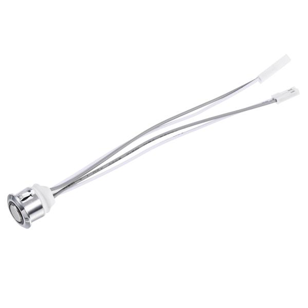 uxcell タッチスイッチ DC5V-24V 10W ブルーインジケーターライト付き16 mmスナ...