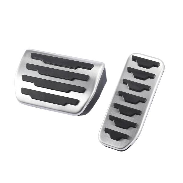 X AUTOHAUX ペダルカバー カーアクセラレータ ガスブレーキペダルパッドカバーキット ノンス...