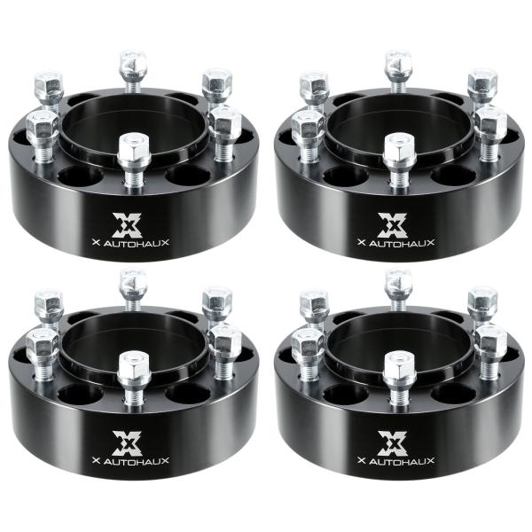 X AUTOHAUX ホイールスペーサーアダプター 6ラグ ブラック Lexusに対応 GX460 ...