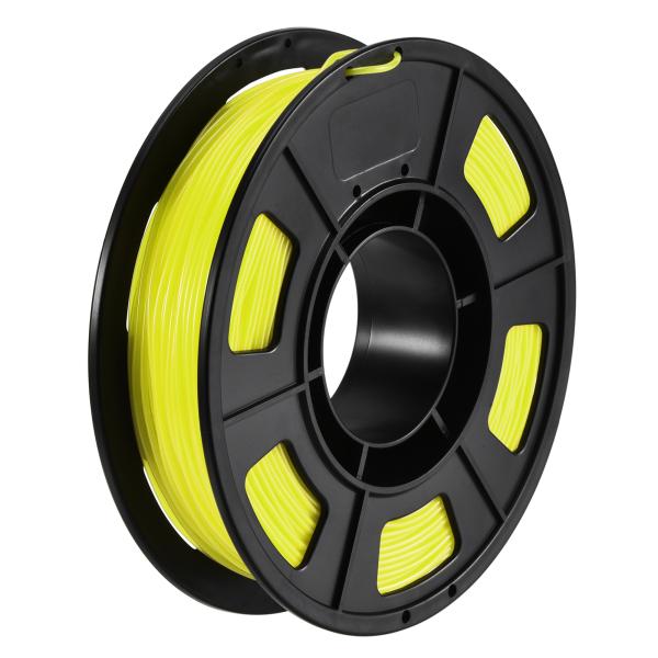 uxcell フィラメント TPU 1.75 mm 0.25KG イェロー 寸法精度 +/- 0.0...