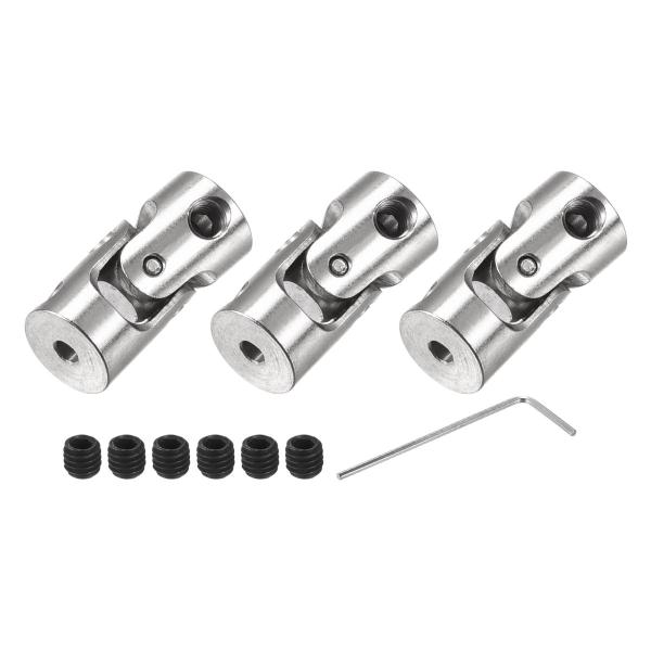 uxcell ジョイントシャフトカップリング 回転可能 ユニバーサル ネジとレンチ付き RCモデル用...